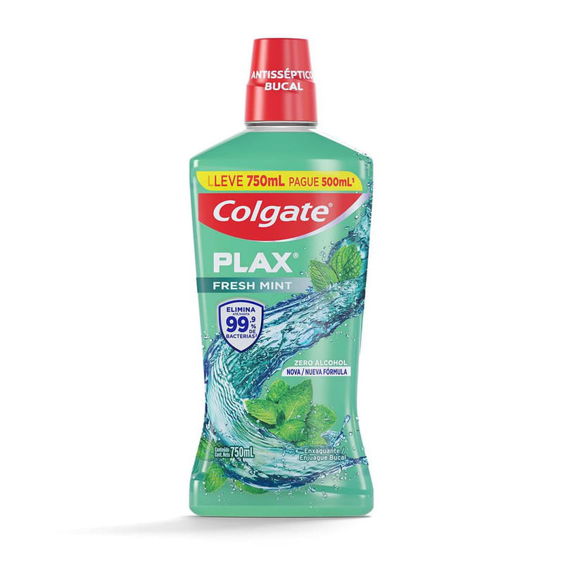 Enxaguante-Bucal-Plax-Fresh-Mint-Colgate-Leve-750ml-Pague-500ml