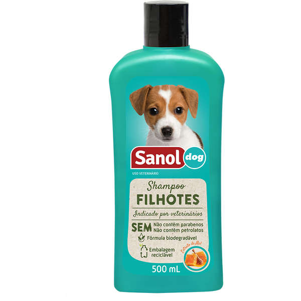 Shampoo-para-Filhotes-Sanol-Dog-Frasco-500ml
