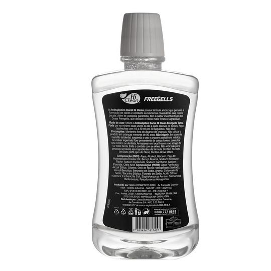 Enxaguente-Bucal-Freegells-Menta-Extra-Forte-com-Fluor-Hi-Clean-Frasco-500ml