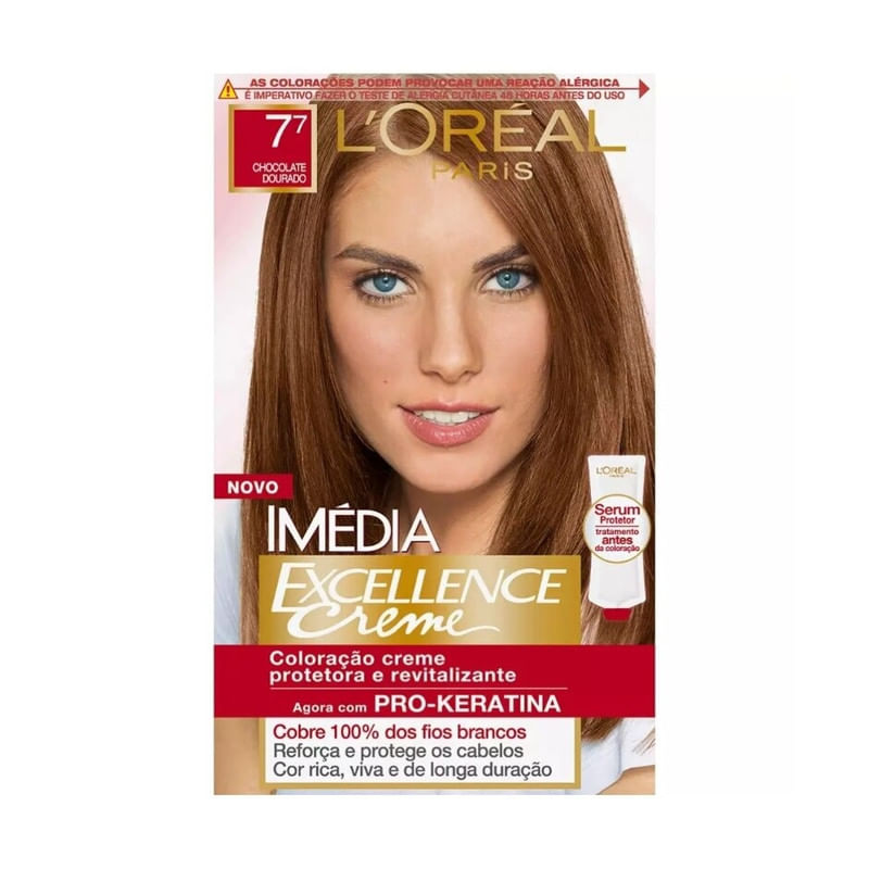 Tintura-Imedia-Excellence-Chocolate-Dourado-7.7-L-oreal-Paris