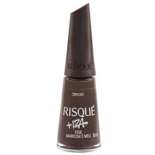 Esmalte-de-Unha-Risque-Iza-Esse-Marrom-e-Meu-Frasco-8ml
