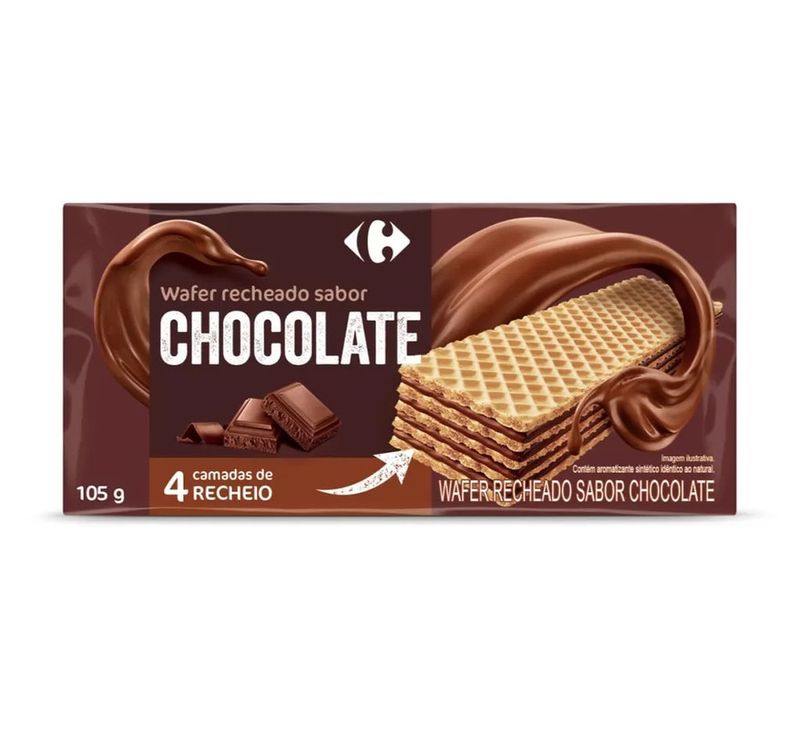 Biscoito-Wafer-Chocolate-Pacote-105g