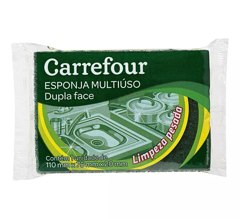 Esponja-Multiuso-Dupla-Face-Carrefour-Essential