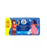 Absorvente-Noturno-com-Abas-Carrefour-Soft-Pacote-Leve-30-Pague-24-Unidades-