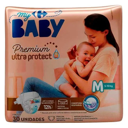 Fralda-Descartavel-Infantil-Carrefour-My-Baby-M-Pacote-30-Unidades