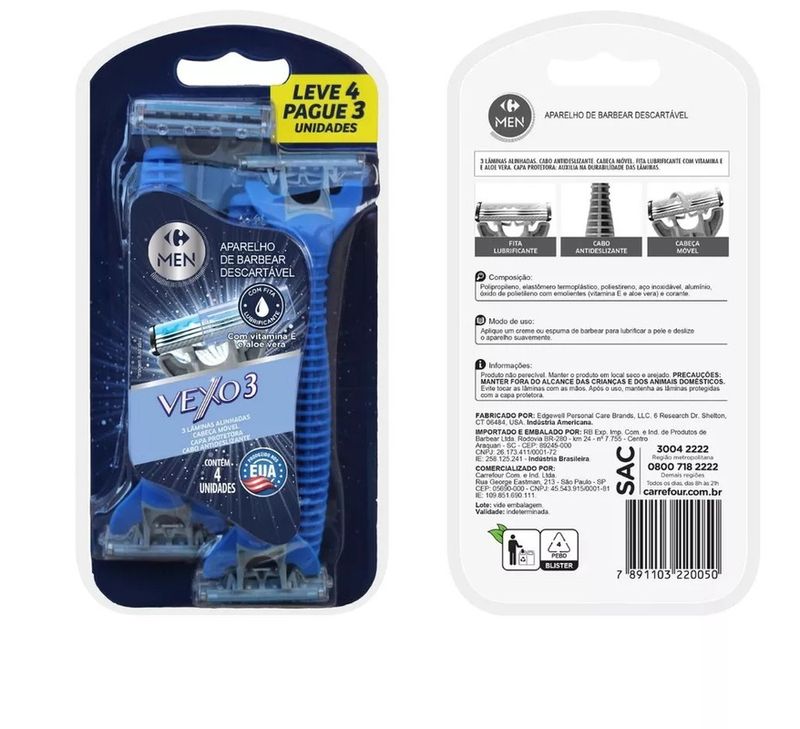 Aparelho-de-Barbear-Descartavel-Carrefour-Men-Vexo-3-Laminas-Leve-4-Pague-3