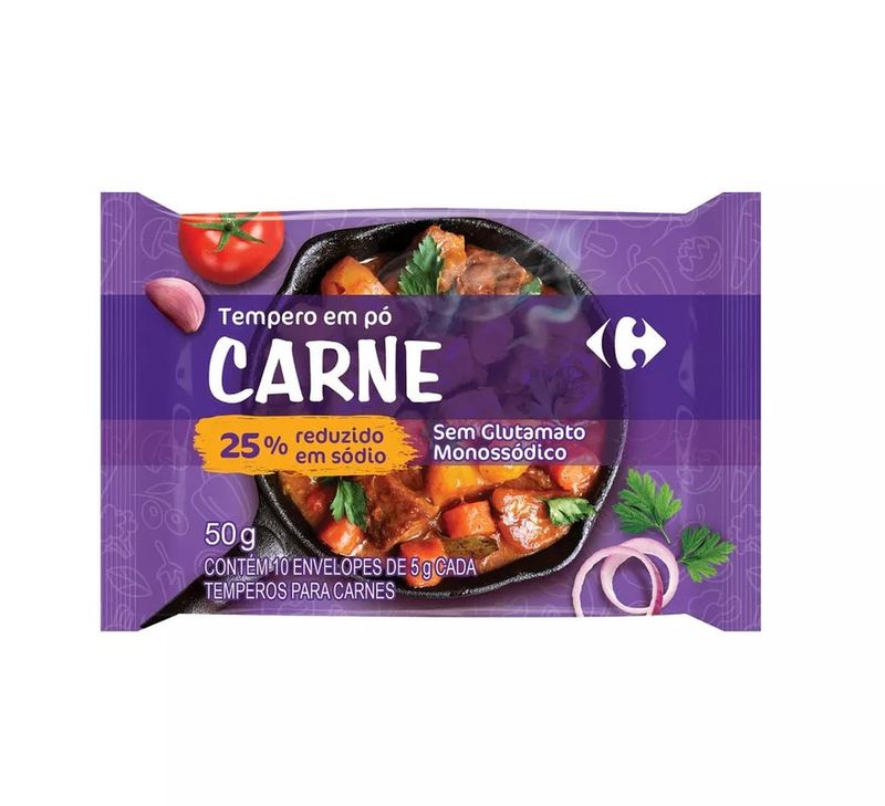 Tempero-em-Po-Carne-sem-Glutamato-Carrefour-Pacote-50g