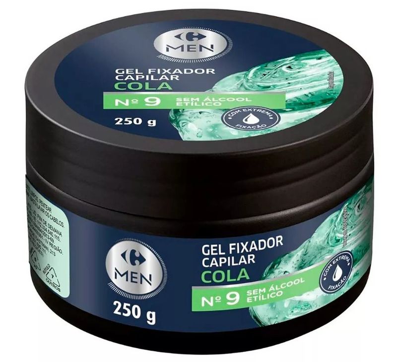 Gel-Fixador-Capilar-Carrefour-Men-Pote-250g