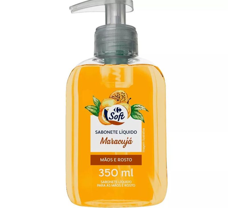 Sabonete-Liquido-para-Maos-e-Rosto-Maracuja-Carrefour-Frasco-350ml