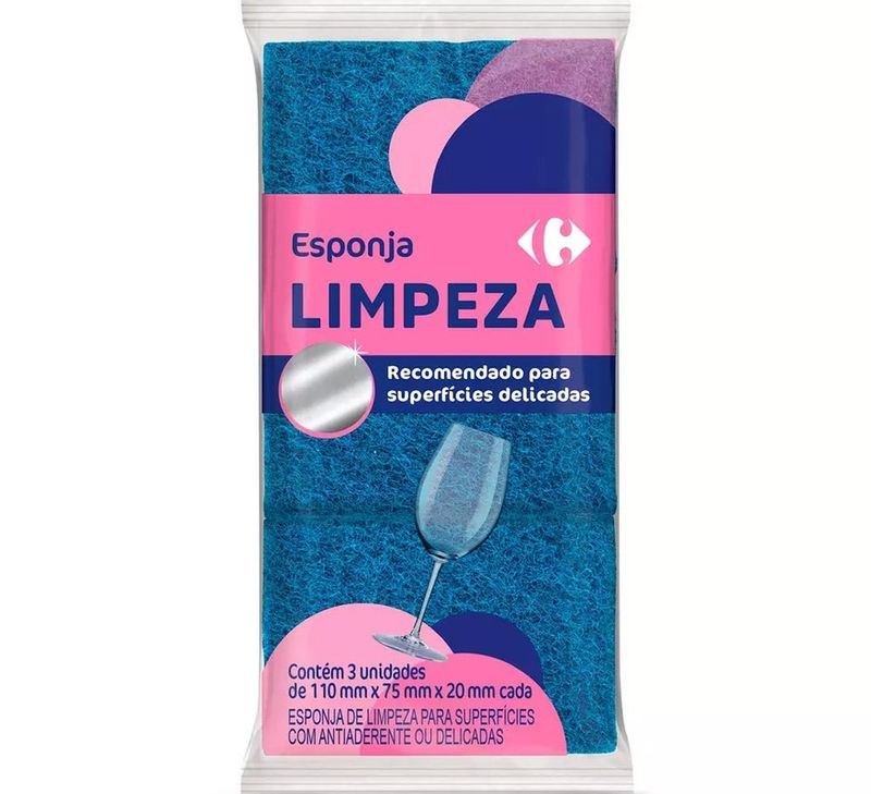 Esponja-Multiuso-Nao-Risca-Carrefour-Pacote-3-Unidades