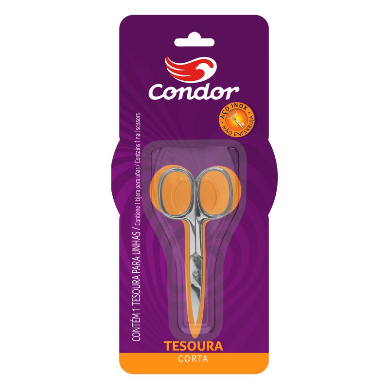 Tesoura-para-Unhas-Aco-Inox-Condor