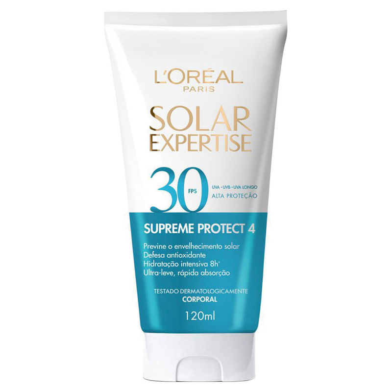 Protetor-Solar-Corporal-FPS30-Solar-Expertise-L-Oreal-Paris-Bisnaga-120ml