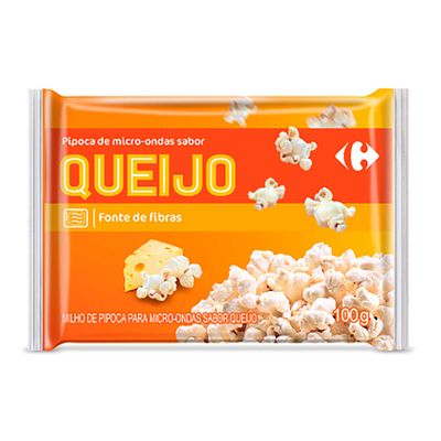 Pipoca-de-Micro-ondas-Queijo-Carrefour-Classic-Pacote-100g