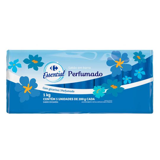 Sabao-em-Barra-Eucalipto-Carrefour-Essential-Pacote-com-5-unidades-de-200g-Cada