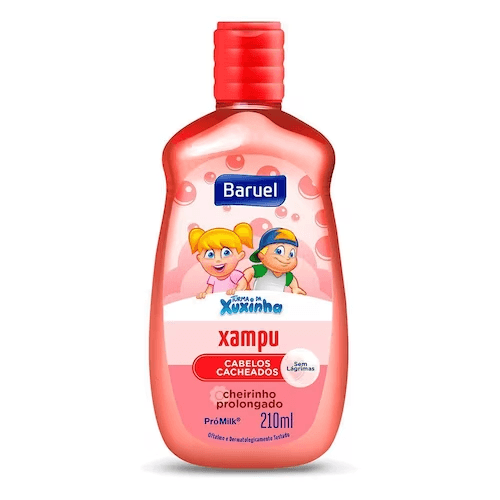Shampoo-Infantil-Cabelos-Cacheados-Turma-da-Xuxinha-Baruel-Frasco-210ml