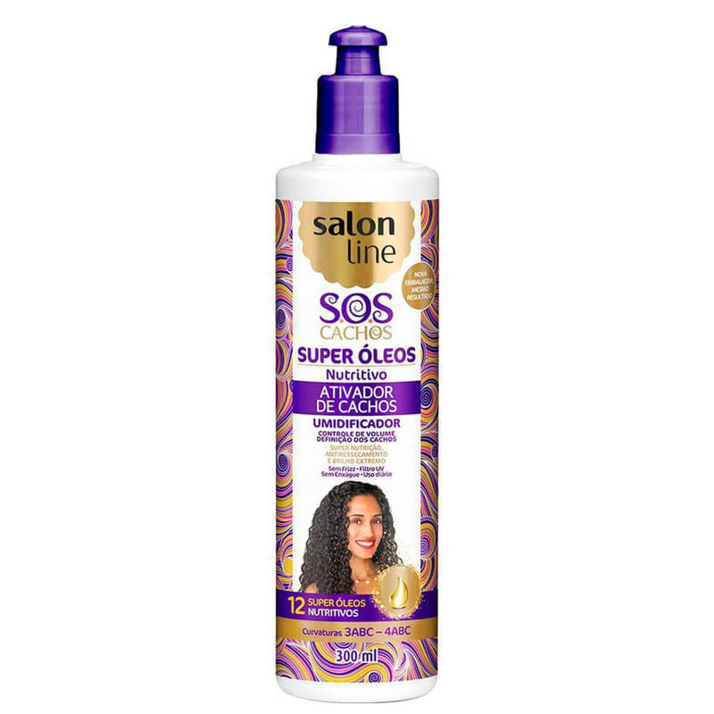 Ativador-de-Cachos-Super-Oleos-Sos-Cachos-Salon-Line-Frasco-300ml