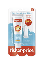 Gel-Dental-Infantil-Sem-Fluor-Primeiros-Cuidados-Fisher-Price-50g-Cartela-com-1-Unidade---Escova