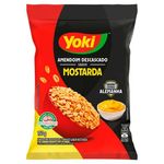 Amendoim-Torrado-sem-Casca-Mostarda-Yoki-Pacote-150g-Edicao-Limitada-Alemanha