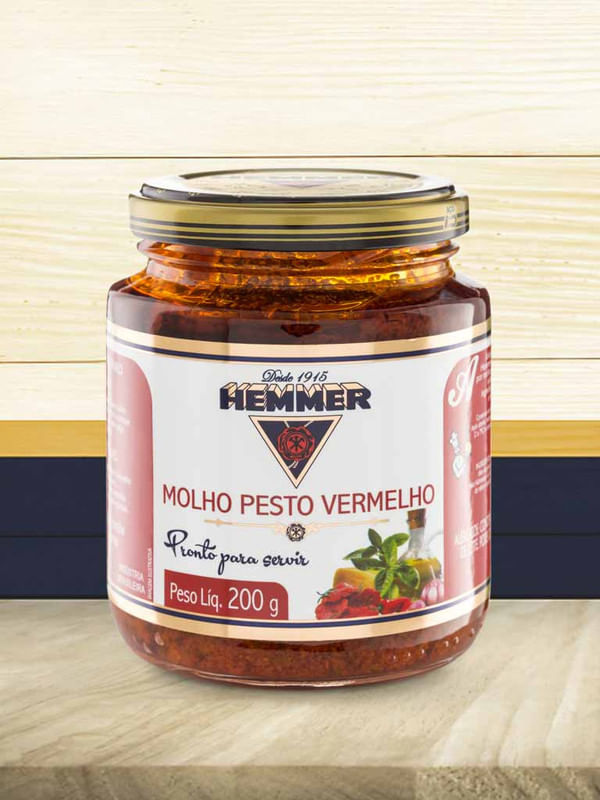 Molho-Pesto-Vermelho-Hemmer-Vidro-200g