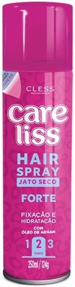 Hair-Spray-Forte-Jato-Secco-Care-Liss-Cless-250ml