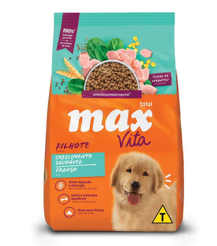 Racao-para-Caes-Filhotes-Frago-Max-Vita-Pacote-1kg