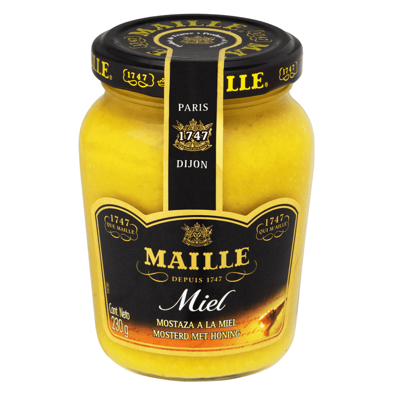 Mostarda-Amarela-com-Mel-Maille-Vidro-230g